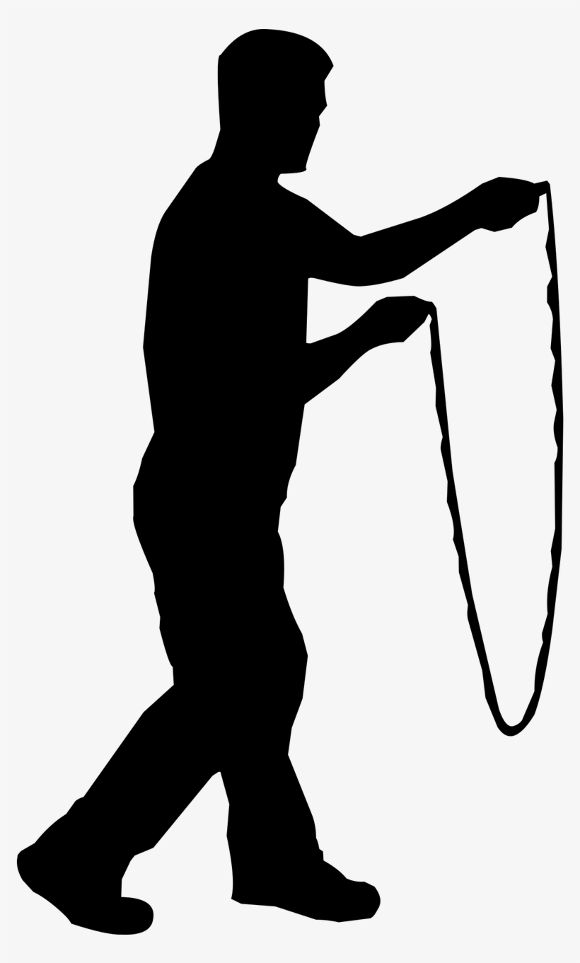 Jumping Vector Graphics - Persona Saltando Con Cuerda, transparent png download