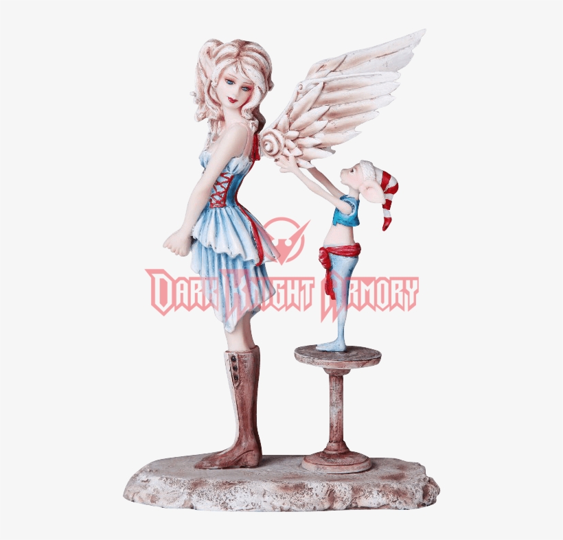 Christmas Angel Statue - Angel Gets Her Wings, transparent png download
