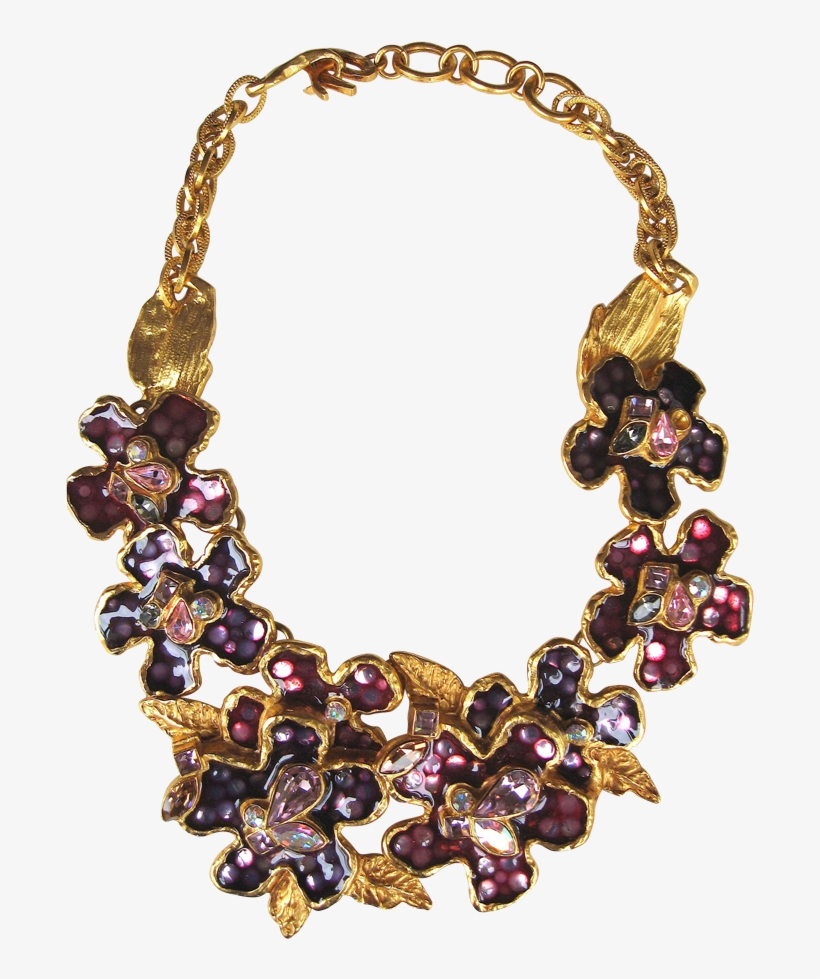 Collier Haute Couture Lacroix Christian Lacroix, Flower - Necklace, transparent png download