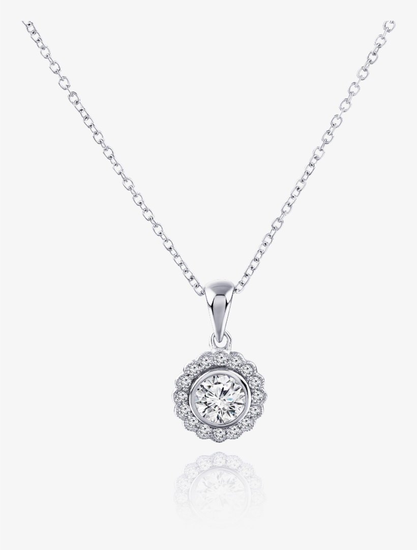 Diamond Cluster Pendant - Locket, transparent png download