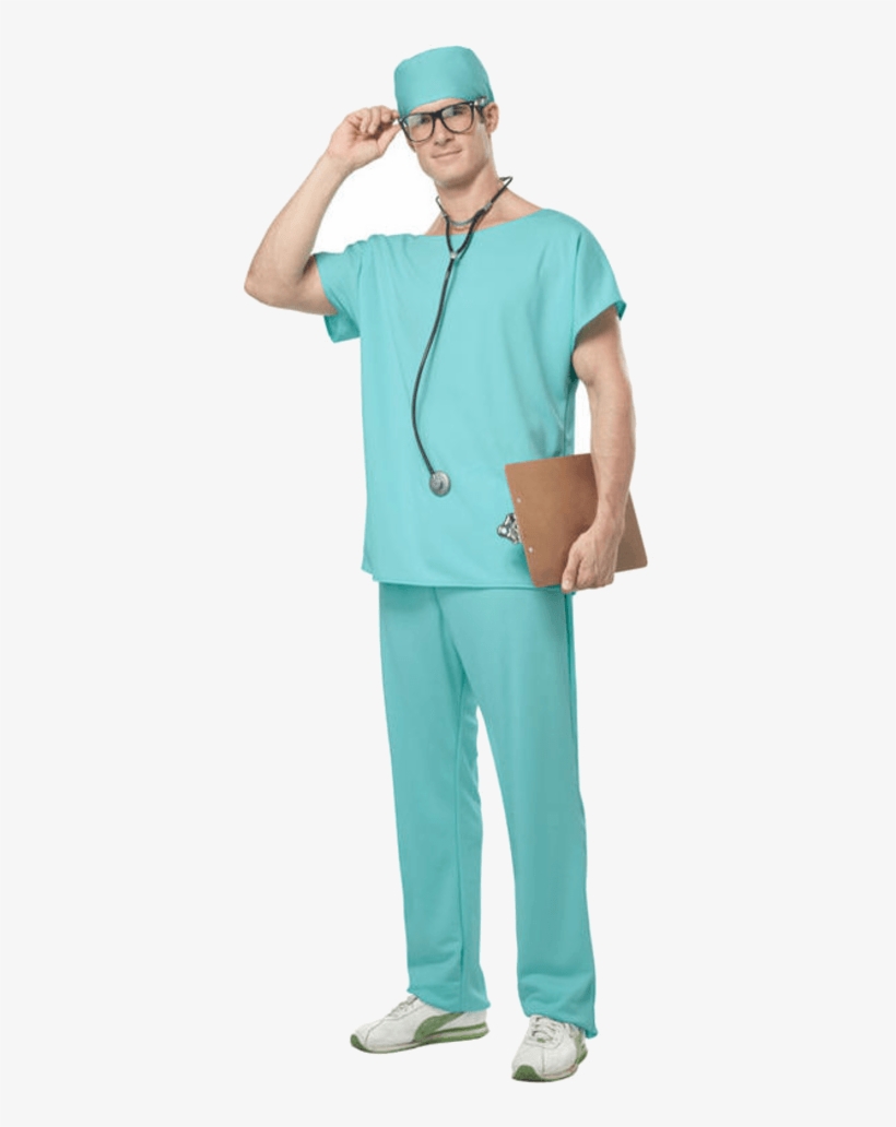 Doctor Scrubs Costume - Doctor Halloween Costume, transparent png download