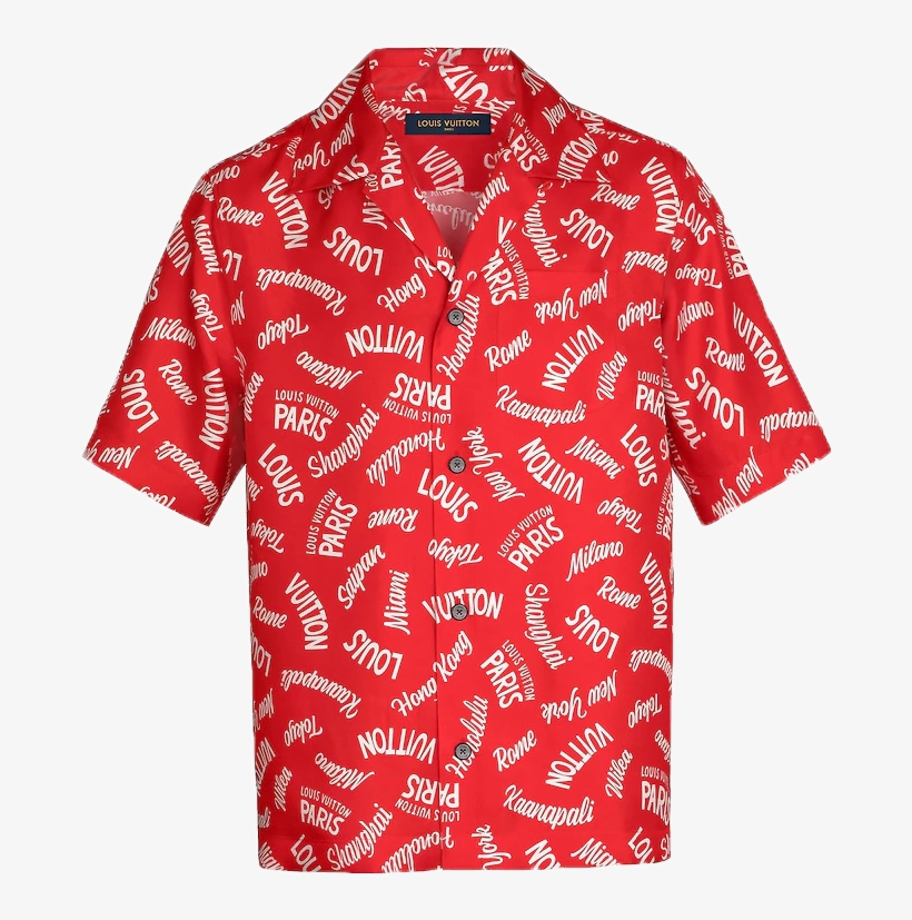 Louis Vuitton Hawaiian Shirt, transparent png download