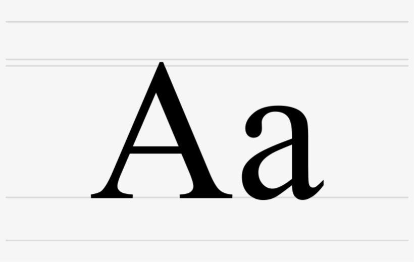 800px-cyrillic Letter A - Uppercase And Lowercase, transparent png download