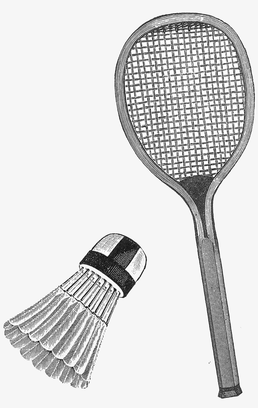 Badminton Victorian Era Free Vintage Clip - Badminton, transparent png download