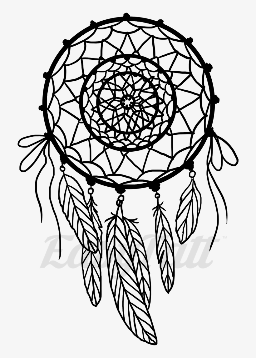 By Didi Fox - Dream Catcher Tattoo Png, transparent png download
