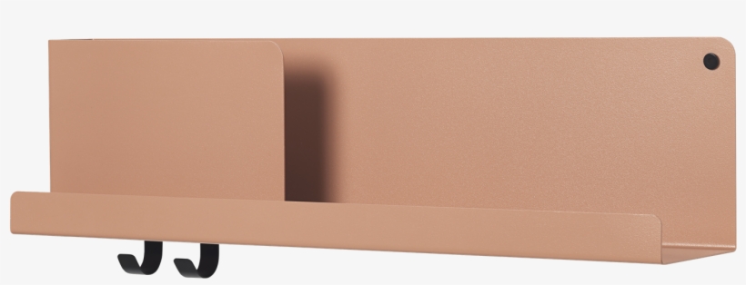 24011 Folded Shelves Light Terracotta Medium 1506503381 - Muuto Folded Shelves, transparent png download