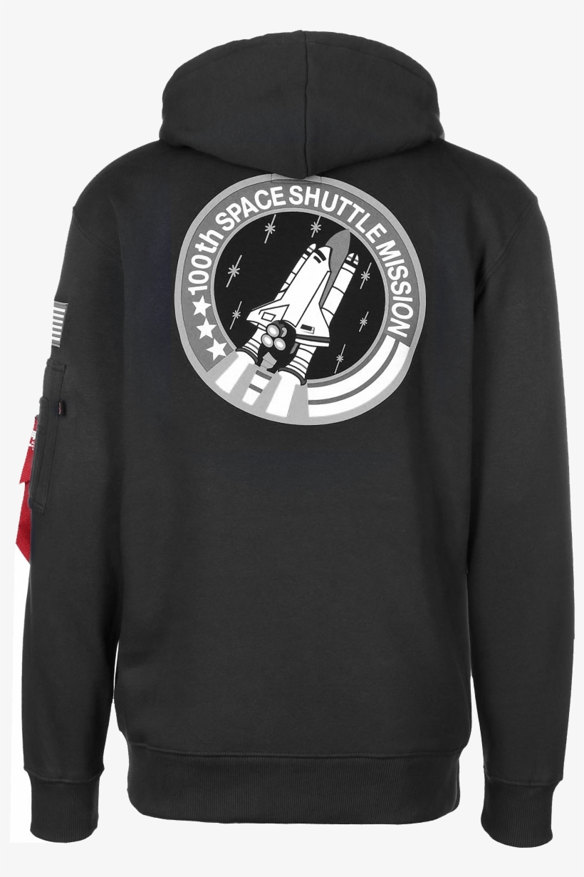 Bluza Kapturem Alpha Industries Nasa Space Shuttle - Hoodie, transparent png download