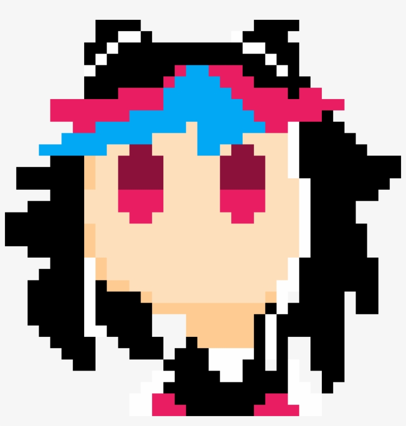 Ibuki Mioda - Pixelated Clock, transparent png download