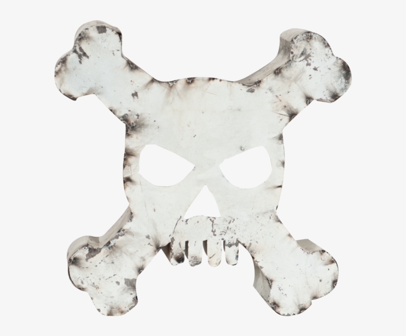 Skull & Cross Bone, Metal Symbol Wall Art - Stuffed Toy, transparent png download