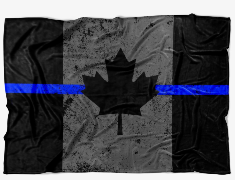 Tbl Canadian Maple Leaf Flag V2 Fleece Blanket - Canada Written, transparent png download