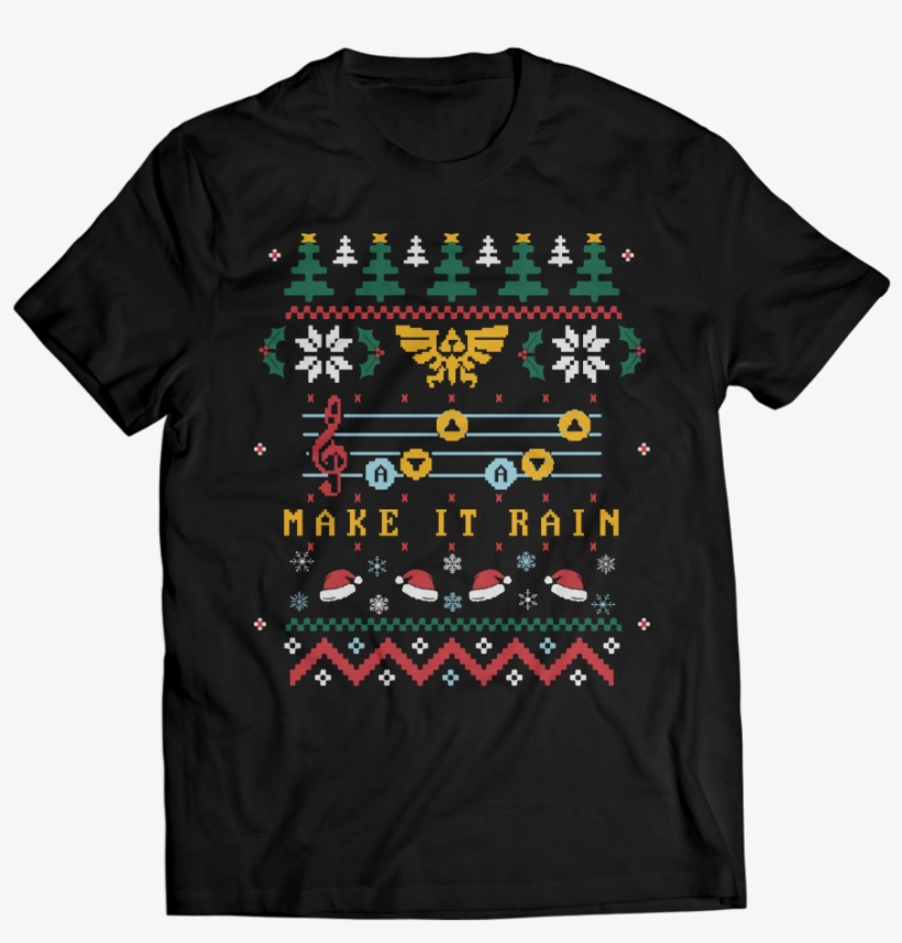 "make It Rain" - Dragon Ball Christmas Sweater, transparent png download