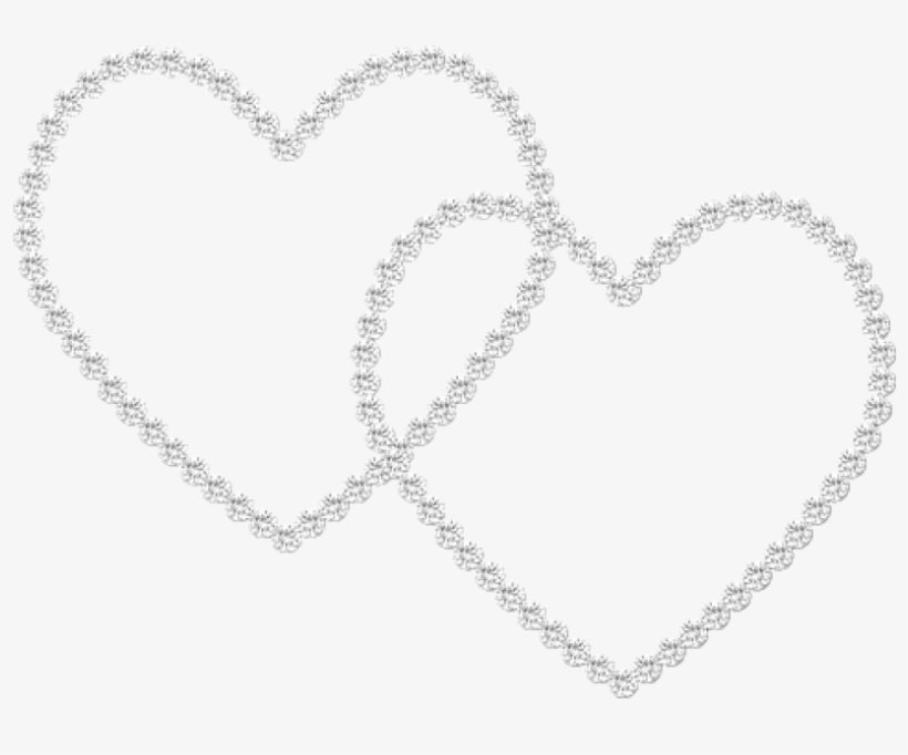 Free Png Download Diamond Hearts Png Images Background - Diamond Hearts, transparent png download