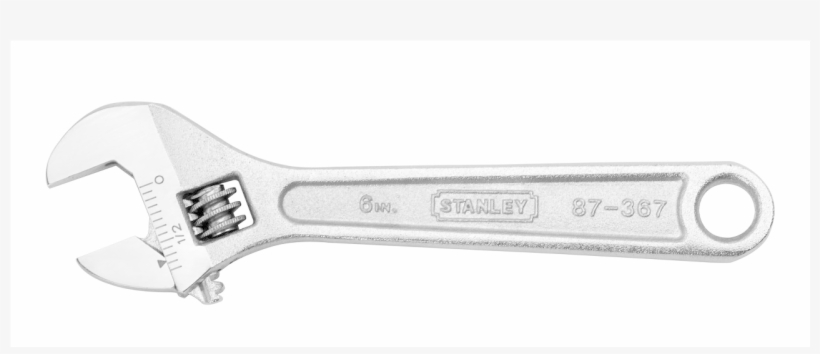 Stanley Adjustable Wrench - Stanley 8 Adjustable Wrench, transparent png download