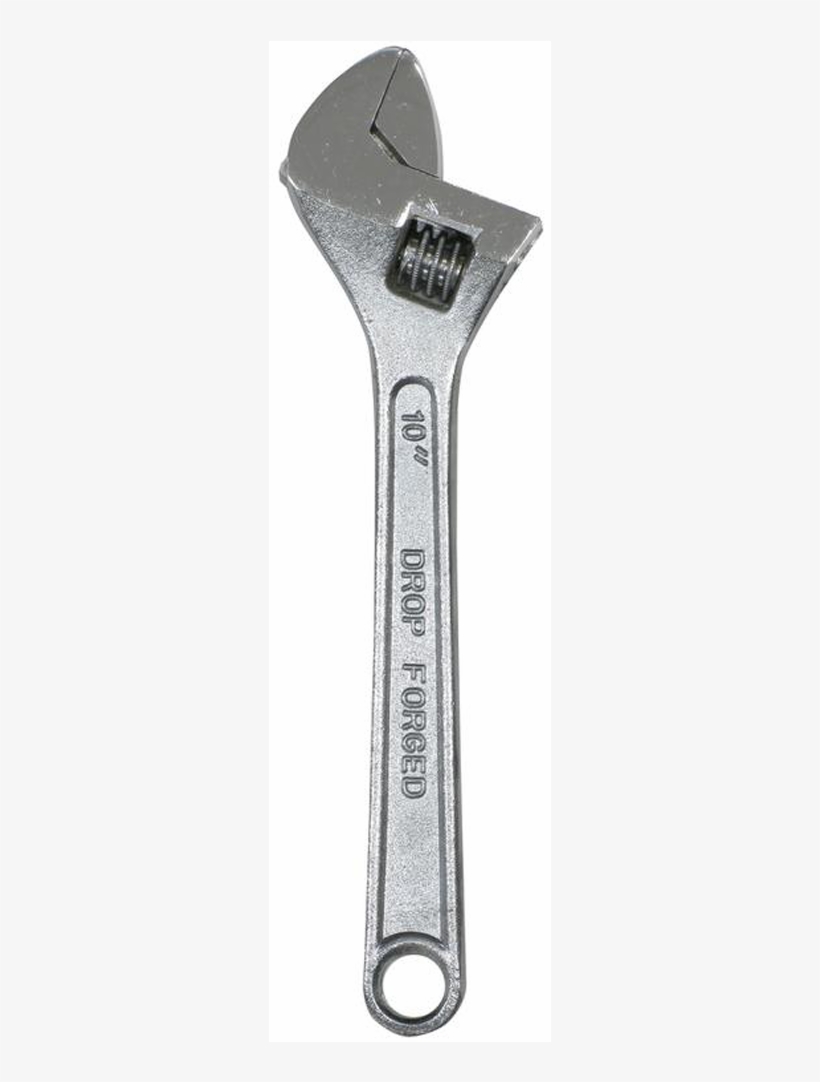 10in Adjustable Wrench - Adjustable Spanner, transparent png download