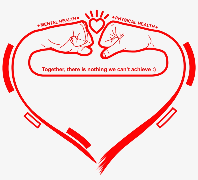 2 Fists And Heart Logo Red Colour Transparent Png - Diagram, transparent png download