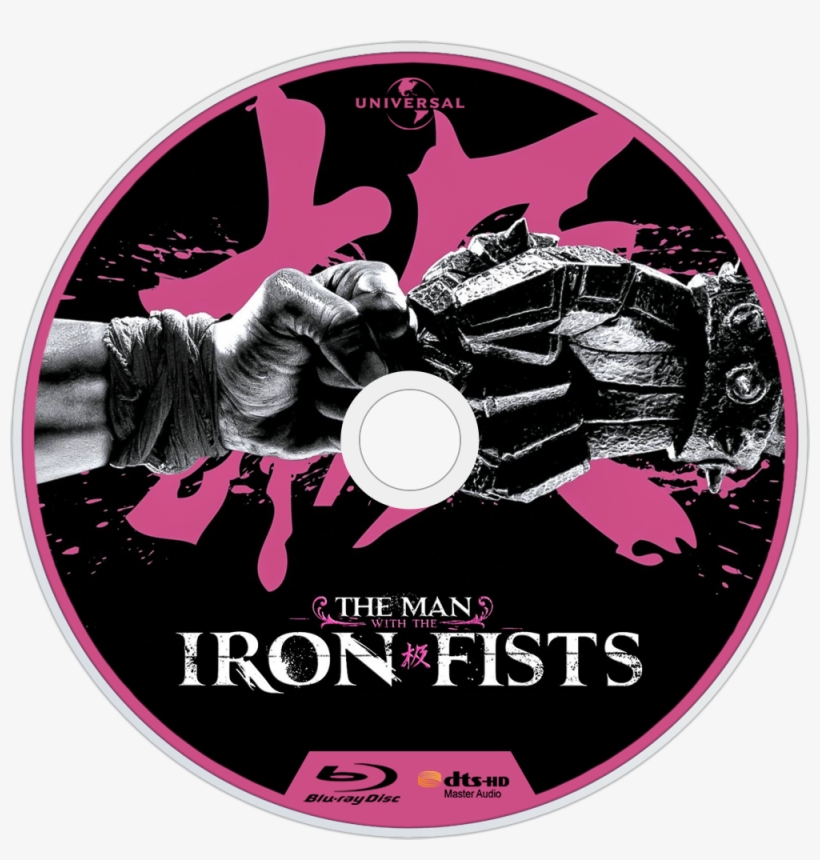 The Man With The Iron Fists Bluray Disc Image - Man With The Iron Fists Score, transparent png download