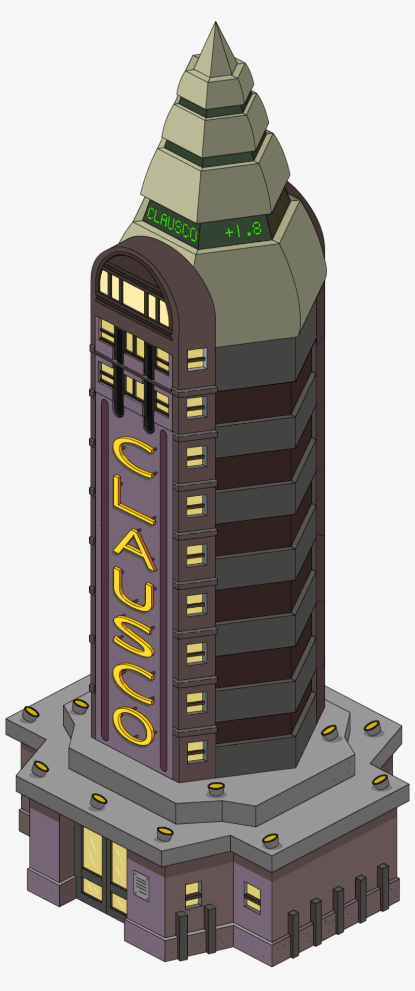 Tapped Out Clausco - Tower Block, transparent png download