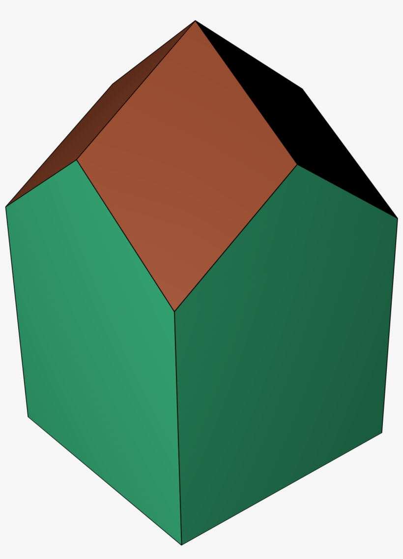 A Rhombic Roof - Illustration, transparent png download