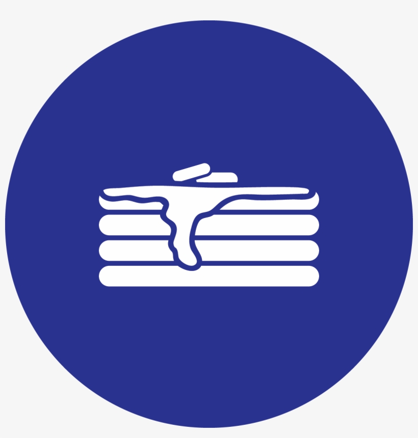 Pile Of Pancakes Icon - Sign, transparent png download