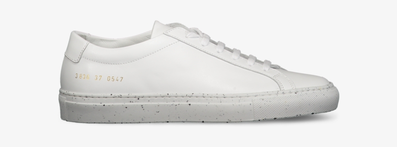 Womens Achilles Low Confetti Sneaker White/black - Suede, transparent png download