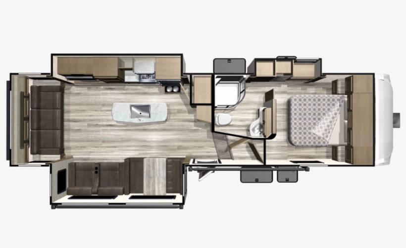 2019 Telluride 292rls Floor Plan Img - Recreational Vehicle, transparent png download