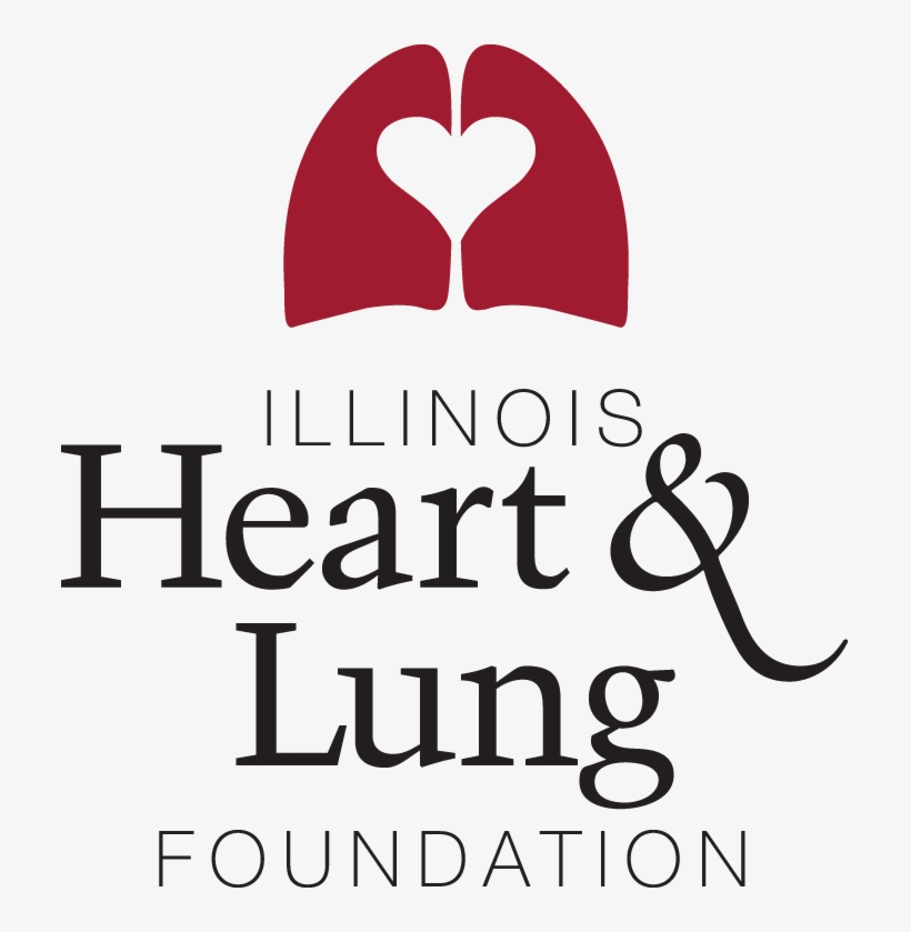 The Illinois Heart & Lung Foundation [ihlf] Is A Non-profit - Heart And Lung Logo, transparent png download