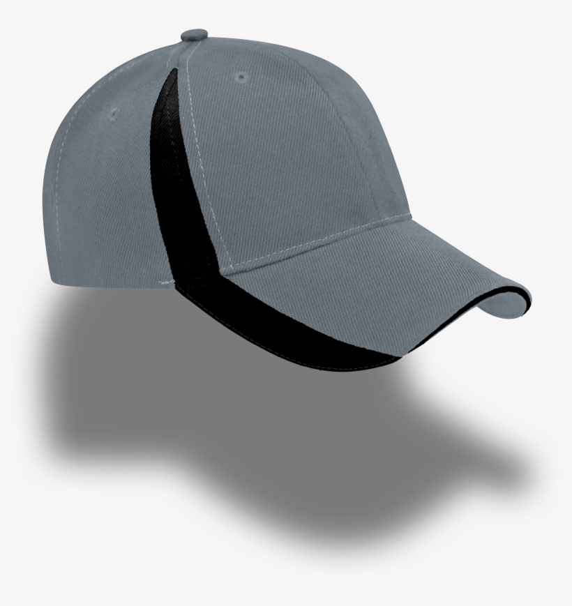 Tonic Display Grey Black Shadow - Baseball Cap, transparent png download