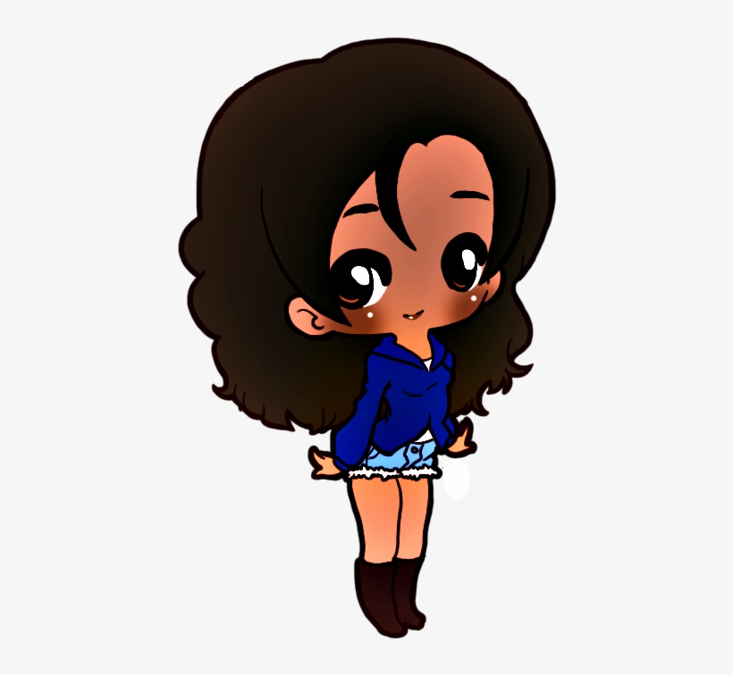 Chibi Thanksgiving Clipart - Cute Chibi Black, transparent png download