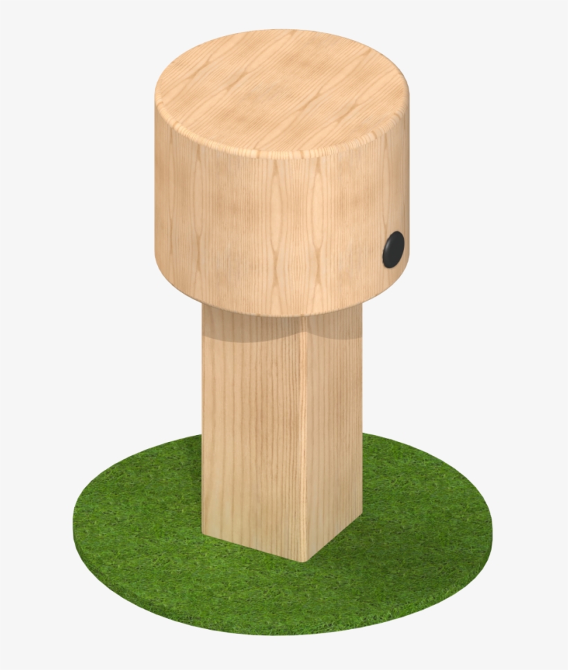Blank Button Stool - Plywood, transparent png download