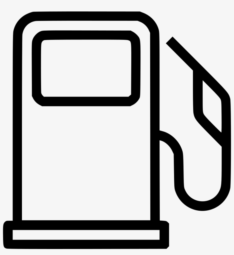 Gas Station Comments - Gas Pump Clipart Black And White, transparent png download