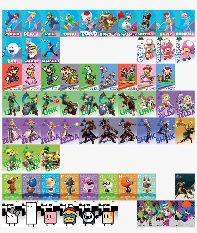Blog Di Emanuele Amiibo Cards Made By Emanuelebgn Download - Amiibo Printable Cards, transparent png download