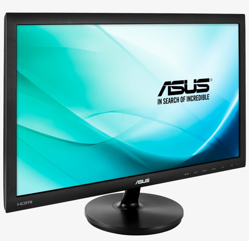 60 Cm Vga/dvi/hdmi 1080p - Asus 23.6 Vs247hr, transparent png download