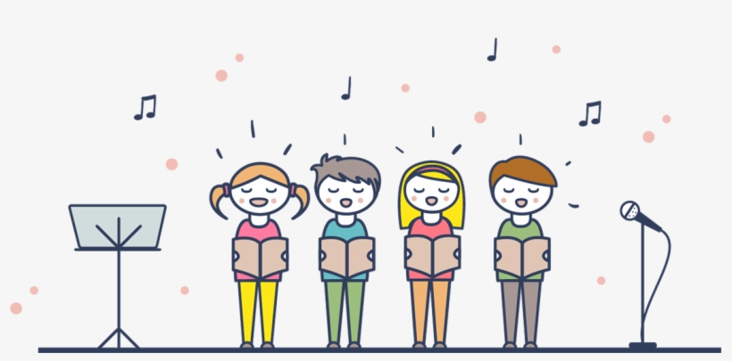 Mª Jesús Camino Rentería On Twitter - Cartoon Children's Choir, transparent png download