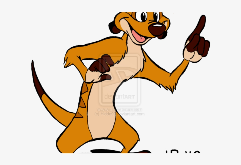 Meerkat Clipart Timon - Тимон И Пумба Рисунок, transparent png download