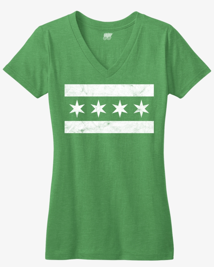 Red And White Chicago Flag, transparent png download