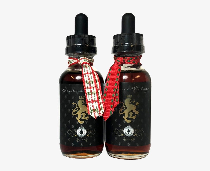 Lazarus Vintage Christmas 2014 In 60ml Glass - Glass Bottle, transparent png download