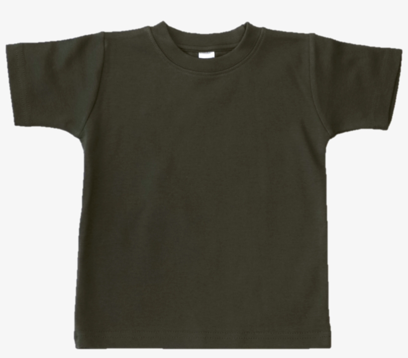 Monag Olive Green T-shirt - Blouse, transparent png download