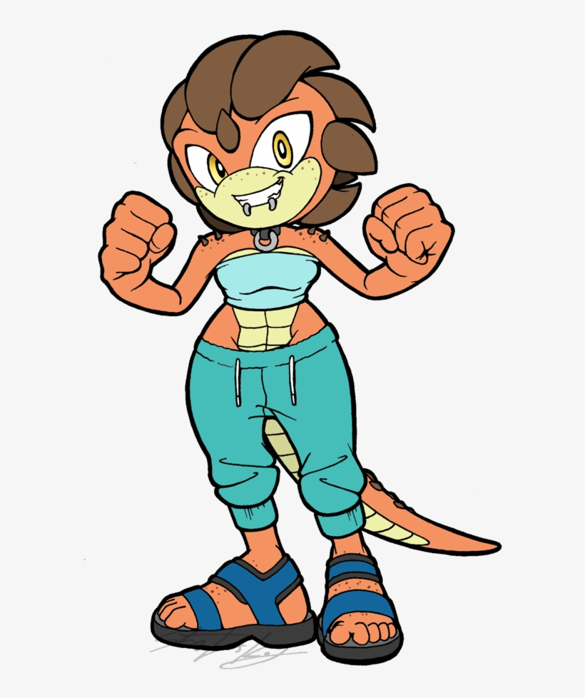 Tephra The Devil Lizard By Molochtdl - Sonic The Hedgehog Lizard, transparent png download