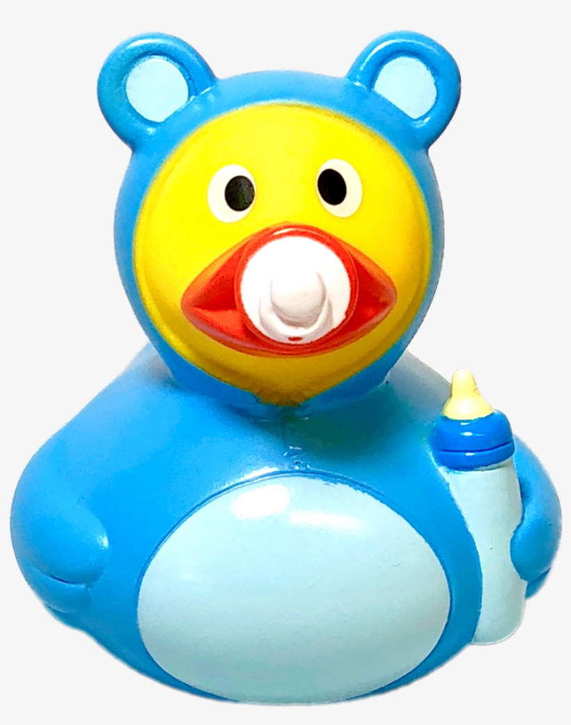 Baby Boy Rubber Duck - Baby Rubber Ducks, transparent png download
