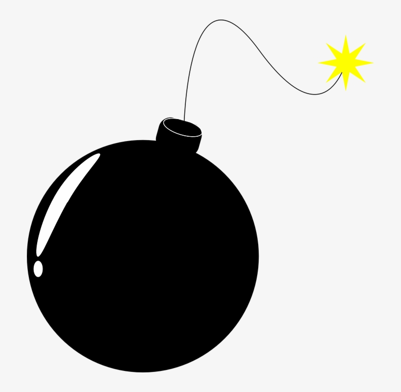 Bomb, Explosive, Detonation, Fuze, Fuse, Explosion - Bomb Clipart Transparent, transparent png download
