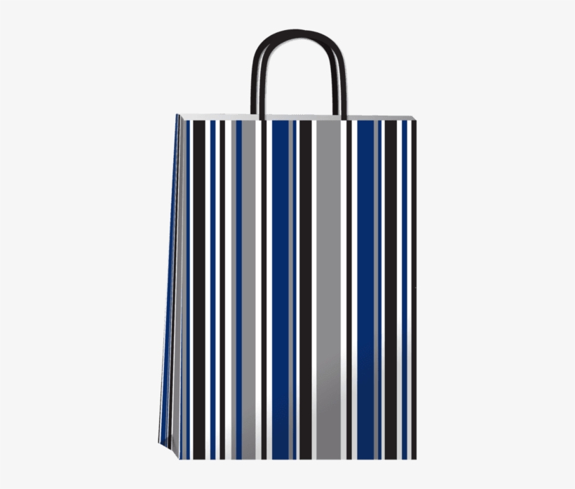 Bolsa Rayas Blue 14x08x20 - Tote Bag, transparent png download