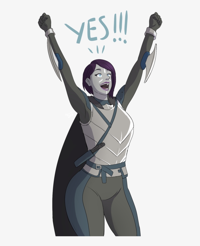 My Arcstrider Hunter's Reaction To Acquiring The Exotic - Illustration, transparent png download