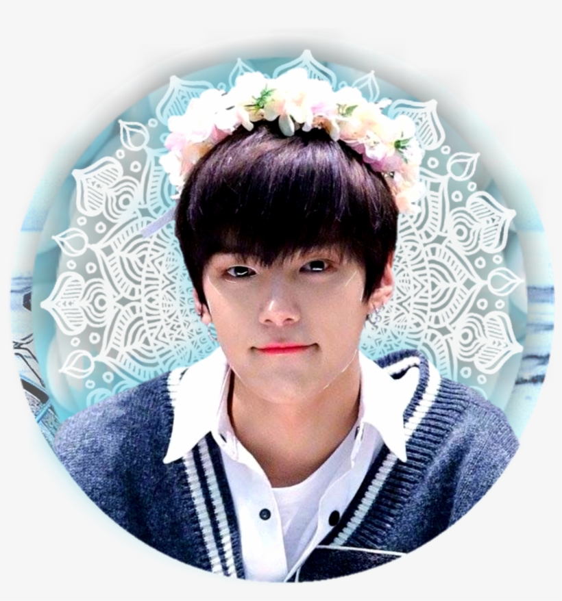 Kpop Lockscreen Edits And Pngs ❌《 Minhyuk ▫ Monsta - Minhyuk Monsta X Flower Crown 2017, transparent png download