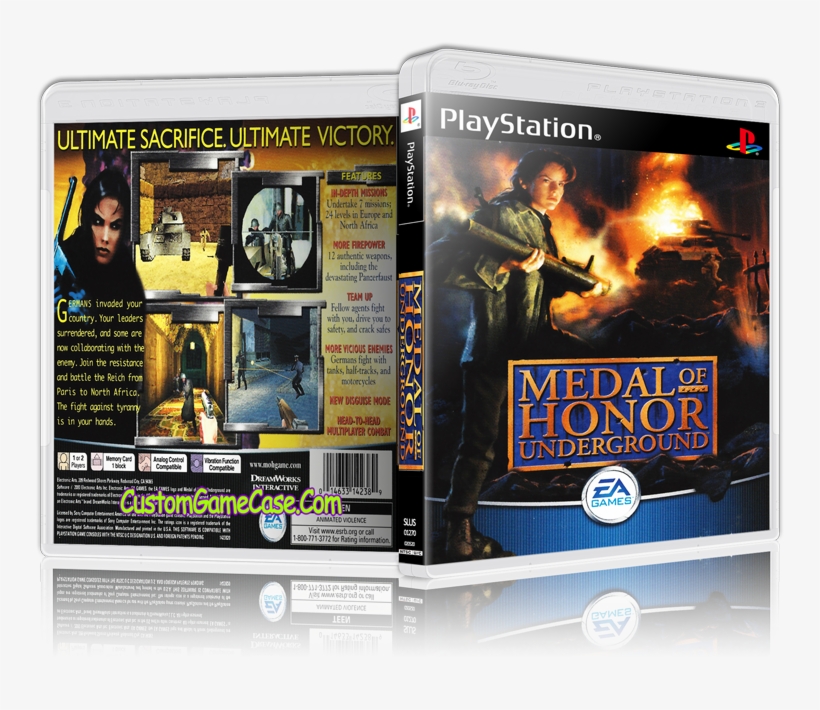 Medal Of Honor Underground - Medal Of Honor Underground Ps1 Download, transparent png download