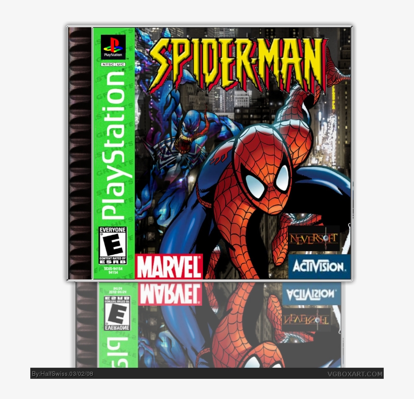 Comments - Spiderman Ps1 Box Art, transparent png download