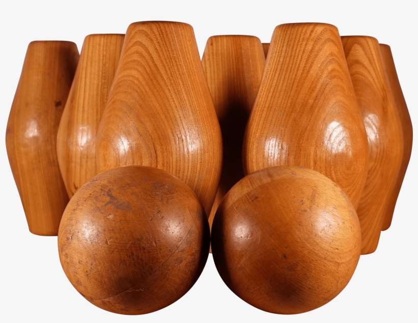 Oak Skittle Set - Coffee Table, transparent png download