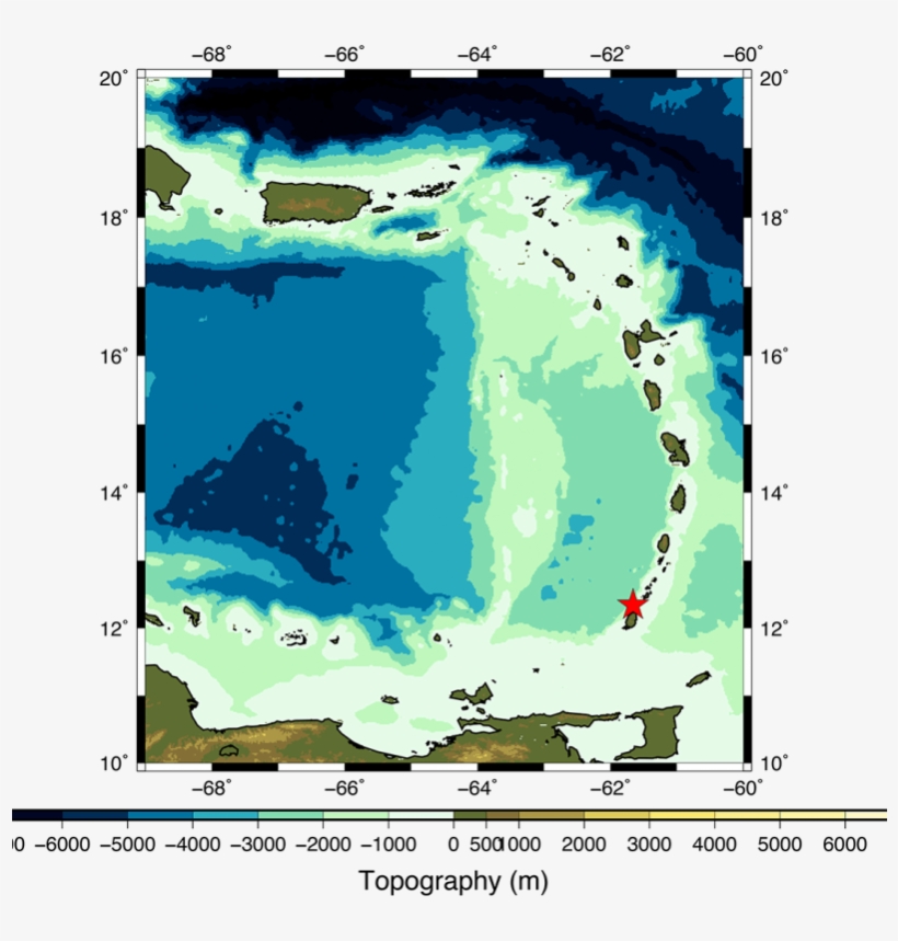 During The Caribe Wave 2019, Participants In Puerto - Map, transparent png download