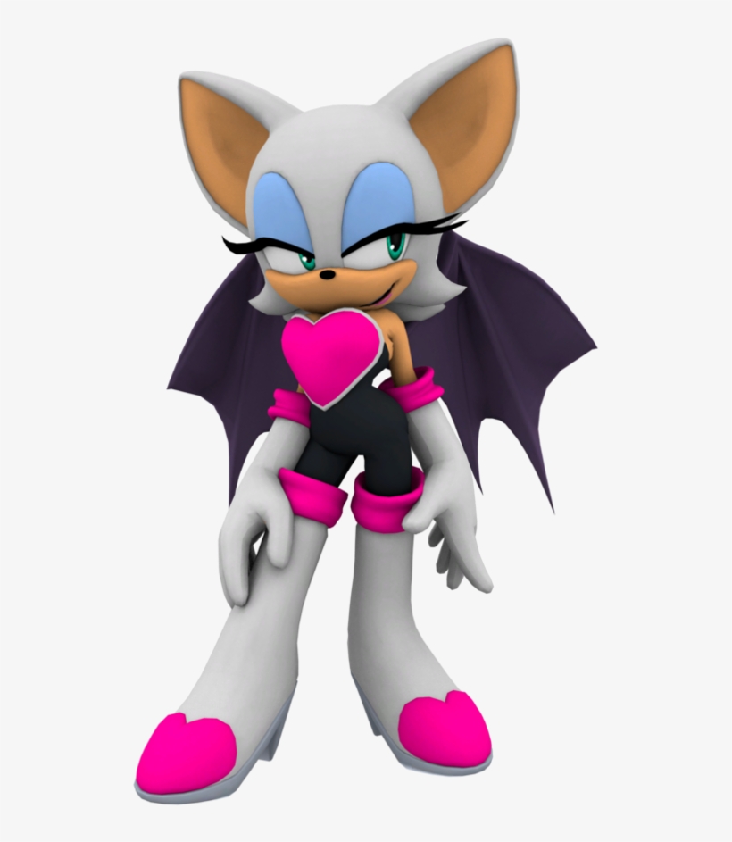 Rouge By Mike9711-d55120a - Rouge The Bat Render@seekpng.com