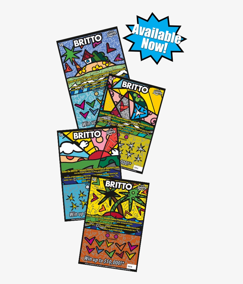 Britto Scratch-off Tickets - Available Here, transparent png download