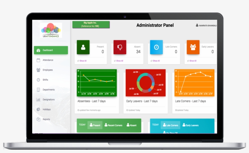 Attendance Dashboard, transparent png download